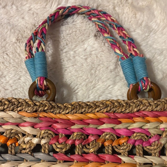 Cappelli Straworld Multicolor Woven Tote - Picture 4 of 9